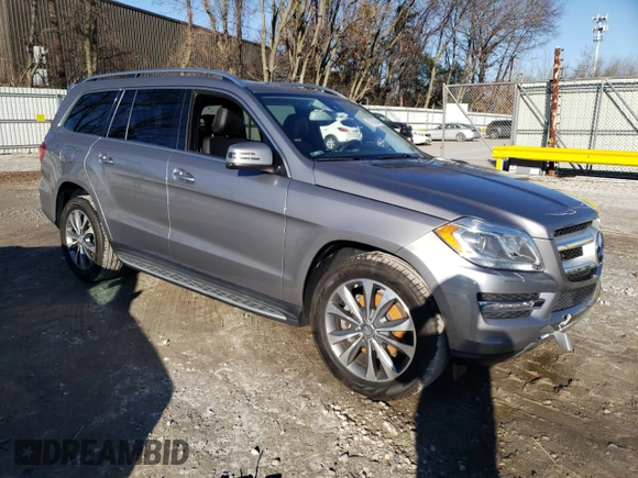 2016 Mercedes-Benz GL with VIN 4JGDF6EE5GA622598, listed as a Copart auction lot 87052054 with 53,718 mi miles and Salvage Title. Bid and sale history available at carsss.com. Image 4.