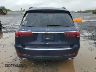 2022 Mercedes-Benz GLS 450 with VIN 4JGFF5KE3NA801422, listed as a Copart auction lot 56719855 with 54,072 mi miles and Salvage title. Bid and sale history available at DreamBid. Image 6.