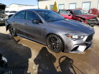 2022 Mercedes-Benz CLA 45 AMG with VIN W1K5J5DB8NN304558, listed as a Copart auction lot 79474123 with 6,995 mi miles and . Bid and sale history available at DreamBid. Image 4.
