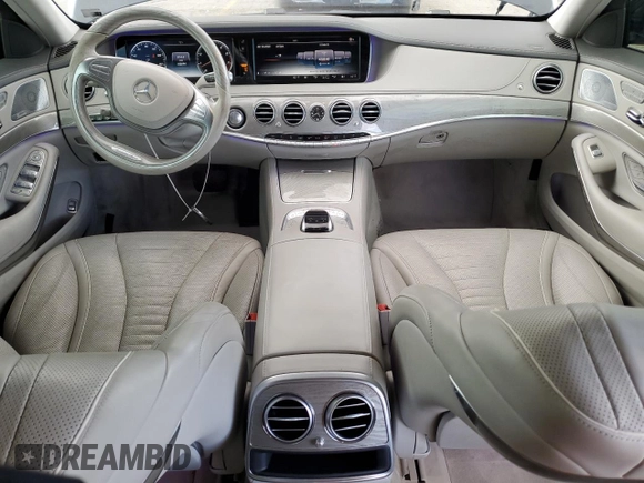 2015 Mercedes-Benz S 550 with VIN WDDUG8CB9FA159827, listed as a Copart auction lot 48759755 with 105,894 mi miles and Salvage Title. Bid and sale history available at DreamBid. Image 8.