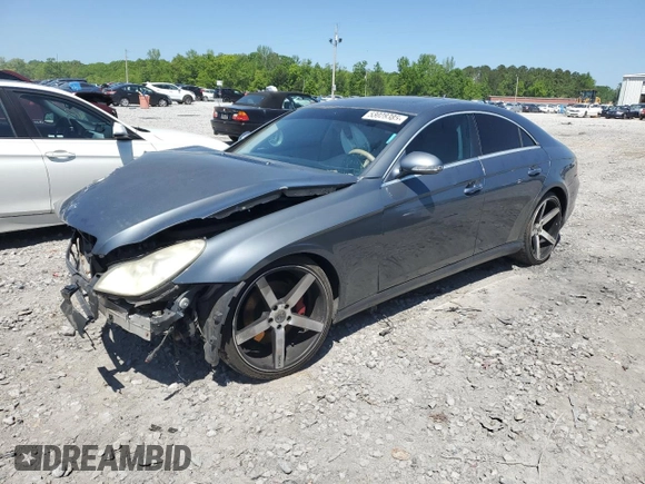2008 Mercedes-Benz CLS 550 with VIN WDDDJ72X48A125368, listed as a Copart auction lot 53028385 with Not provided miles and Salvage title. Bid and sale history available at DreamBid. Image 1.