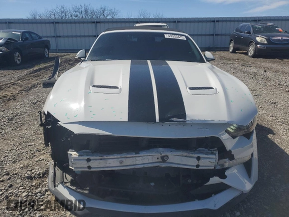 2018 Ford Mustang EcoBoost Premium with VIN 1FATP8UH5J5139168, listed as a Copart auction lot 49333815 with 92,516 mi miles and Salvage Title. Bid and sale history available at carsss.com. Image 5.