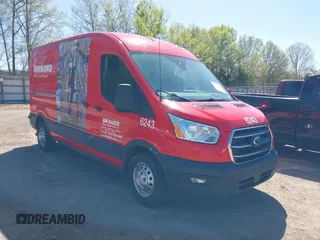 2020 Ford Transit with VIN 1FTBW2CGXLKA16243, listed as a IAAI auction lot 42005727 with 94,342 mi miles. Bid and sale history available at carsss.com. Image 1.