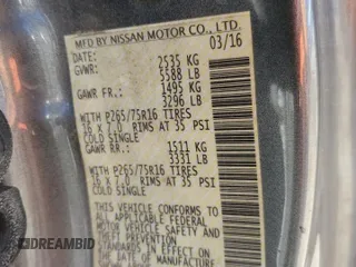 2016 Nissan Frontier SV z VIN 1N6AD0CU4GN757016, wystawiony jako Copart lot #87631665 z przebiegiem 141 534 mil mil oraz Szkoda całkowita • Salvage title. Historia ofert i sprzedaży dostępna na DreamBid. Obrazek 12.