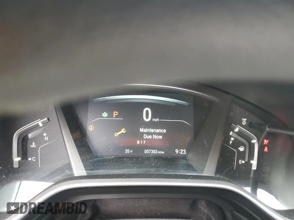 2017 Honda CR-V EX with VIN 2HKRW2H56HH682866, listed as a Copart auction lot 36365063 with 57,302 mi miles. Bid and sale history available at carsss.com. Image 9.