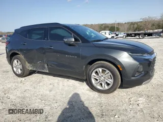 2019 Chevrolet Blazer with VIN 3GNKBGRS2KS612333, listed as a Copart auction lot 50008005 with 85,557 mi miles and Salvage title. Bid and sale history available at DreamBid. Image 4.