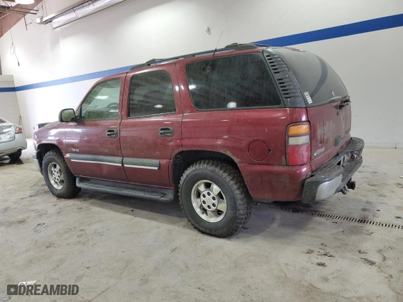 2001 Chevrolet Tahoe LS with VIN 1GNEK13T81R148073, listed as a Copart auction lot 87404234 with 0 mi miles and Clean Title. Bid and sale history available at carsss.com. Image 2.