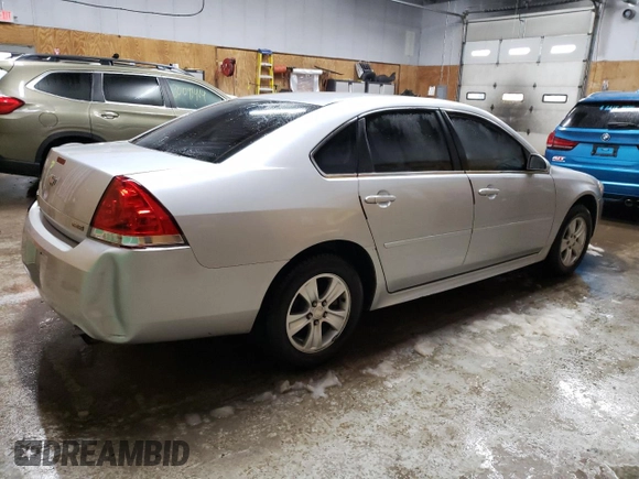 2012 Chevrolet Impala LS Fleet with VIN 2G1WF5E38C1228063, listed as a Copart auction lot 47064605 with 129,511 mi miles and Salvage Title. Bid and sale history available at DreamBid. Image 3.