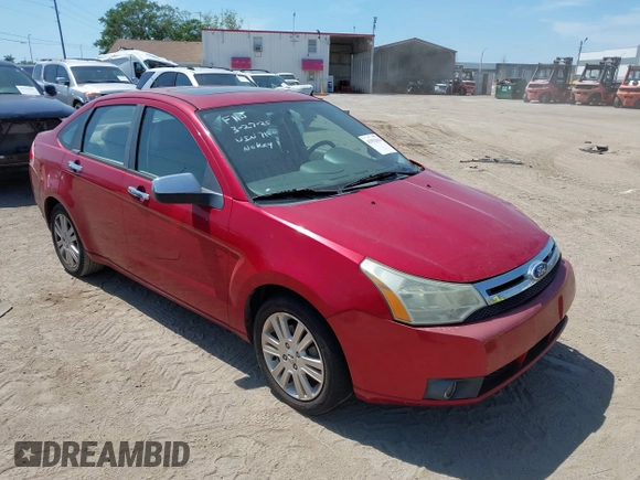 2010 Ford Focus SEL with VIN 1FAHP3HN8AW267150, listed as a IAAI auction lot 41932414 with 145,840 mi miles. Bid and sale history available at carsss.com. Image 1.