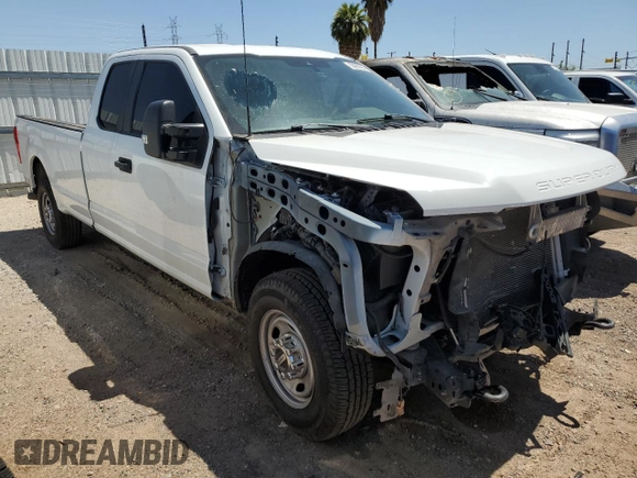 2022 Ford F-250 XL with VIN 1FT7X2AN6NED54339, listed as a Copart auction lot 50990255 with 54,805 mi miles and Salvage title. Bid and sale history available at DreamBid. Image 4.