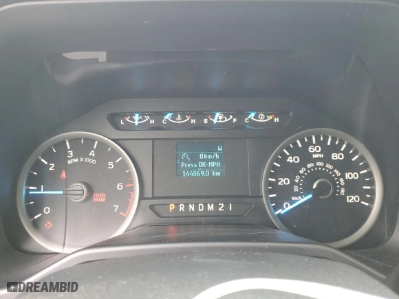 2015 Ford F-150 XLT w/HD Payload Pkg with VIN 1FTFW1EG0FFC08308, listed as a Copart auction lot 49697285 with 144,069 mi miles and Salvage Title. Bid and sale history available at carsss.com. Image 9.