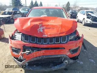 2018 Jeep Compass Sport with VIN 3C4NJCAB2JT169736, listed as a IAAI auction lot 41794046 with 86,998 mi miles. Bid and sale history available at carsss.com. Image 12.