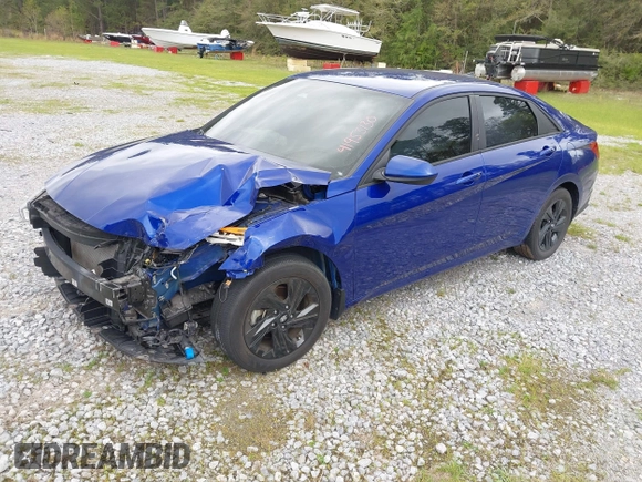 2022 Hyundai Elantra SEL with VIN KMHLM4AG9NU345205, listed as a IAAI auction lot 41953130 with 19,829 mi miles and . Bid and sale history available at DreamBid. Image 18.