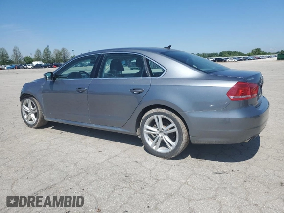 2015 Volkswagen Passat SE with VIN 1VWBV7A39FC052341, listed as a Copart auction lot 55691835 with 203,621 mi miles and Salvage title. Bid and sale history available at DreamBid. Image 2.