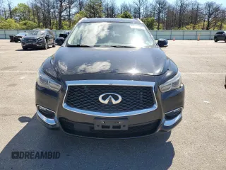 2019 Infiniti QX60 Luxe with VIN 5N1DL0MM4KC561711, listed as a Copart auction lot 57309695 with 46,642 mi miles and Salvage title. Bid and sale history available at DreamBid. Image 5.
