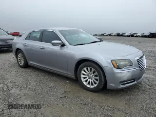 2014 Chrysler 300 with VIN 2C3CCAAG9EH175490, listed as a Copart auction lot 51825355 with 150,478 mi miles and Salvage Title. Bid and sale history available at carsss.com. Image 4.