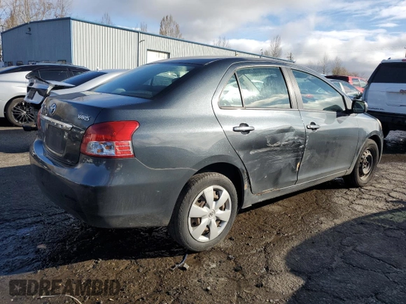 2008 Toyota Yaris with VIN JTDBT923981249091, listed as a Copart auction lot 48683135 with 136,556 mi miles and Salvage Title. Bid and sale history available at DreamBid. Image 3.