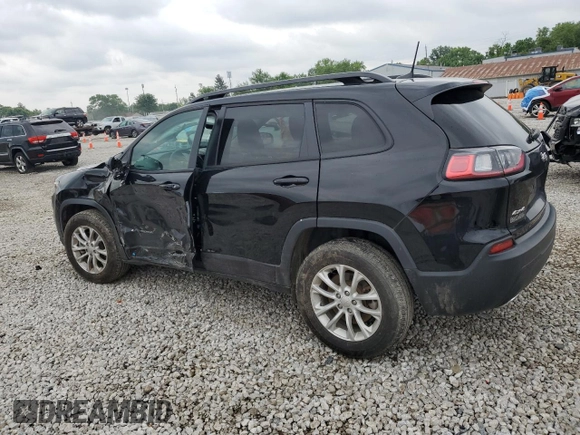 2022 Jeep Cherokee Latitude Lux with VIN 1C4PJMMX1ND533047, listed as a Copart auction lot 60069725 with 45,309 mi miles and Salvage title. Bid and sale history available at DreamBid. Image 2.