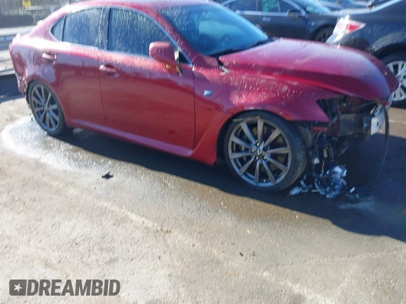 2008 Lexus IS F with VIN JTHBP262985003002, listed as a IAAI auction lot 41440798 with 56,011 mi miles. Bid and sale history available at carsss.com. Image 1.