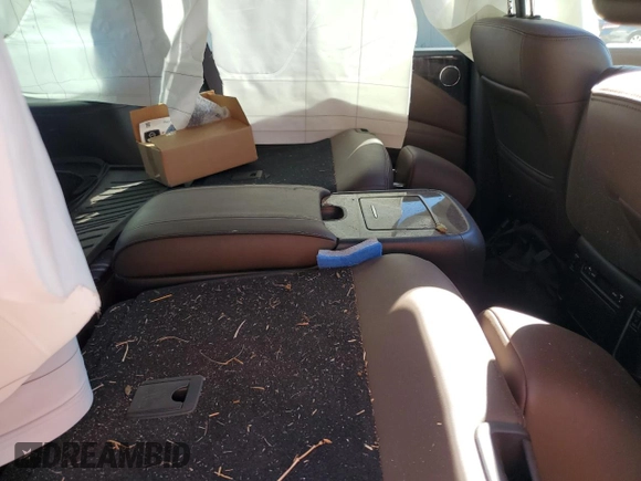 2023 Nissan Armada Platinum with VIN JN8AY2DA5P9403140, listed as a Copart auction lot 76986714 with 25,852 mi miles and Salvage Title. Bid and sale history available at carsss.com. Image 11.