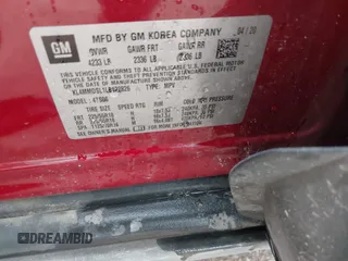 2020 Buick Encore GX Select z VIN KL4MMDSL1LB122826, wystawiony jako IAAI lot #41520875 z przebiegiem 65 805 mil mil oraz . Historia ofert i sprzedaży dostępna na DreamBid. Obrazek 9.