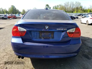 2007 BMW 3 Series 328xi with VIN WBAVC93587K034241, listed as a Copart auction lot 55889595 with 131,836 mi miles and Salvage title. Bid and sale history available at DreamBid. Image 6.