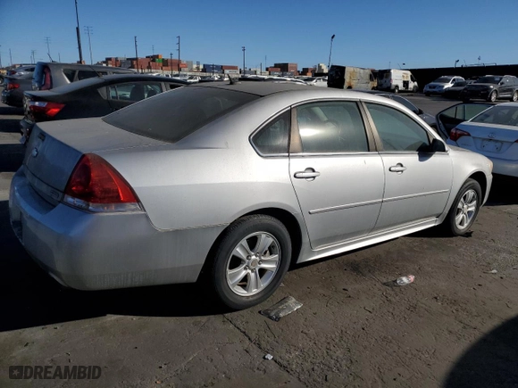 2014 Chevrolet Impala Limited LS with VIN 2G1WA5E34E1126146, listed as a Copart auction lot 88281245 with 57,405 mi miles and Salvage Title. Bid and sale history available at carsss.com. Image 3.
