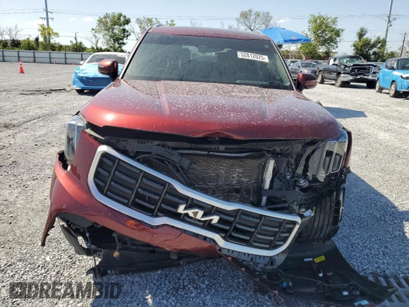 2023 Kia Telluride SX с VIN 5XYP5DGC0PG389623, выставлен на аукционе Copart как лот 52812025 с пробегом 33 391 миль миль и На запчасти • Non repairable. История ставок и продаж доступна на DreamBid. Изображение 5.