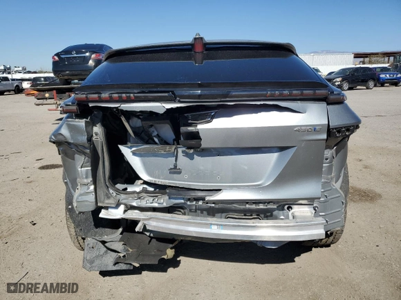 2024 Cadillac LYRIQ Luxury with VIN 1GYKPRRK3RZ109844, listed as a Copart auction lot 43768525 with 28,191 mi miles and Salvage Title. Bid and sale history available at carsss.com. Image 6.