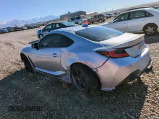 2023 Toyota GR86 with VIN JF1ZNBB19P9765455, listed as a Copart auction lot 78197274 with 3,421 mi miles and Salvage Title. Bid and sale history available at carsss.com. Image 2.