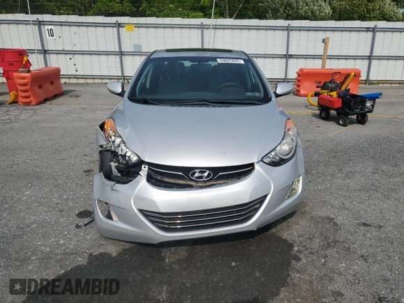 2012 Hyundai Elantra Limited z VIN KMHDH4AE1CU345347, wystawiony jako Copart lot #59025695 z przebiegiem 96 959 mil mil oraz Szkoda całkowita • Salvage title. Historia ofert i sprzedaży dostępna na DreamBid. Obrazek 5.