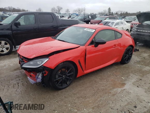 2024 Toyota 86 Premium with VIN JF1ZNBE18R9752677, listed as a Copart auction lot 46494255 with 8,731 mi miles and Salvage Title. Bid and sale history available at DreamBid. Image 1.