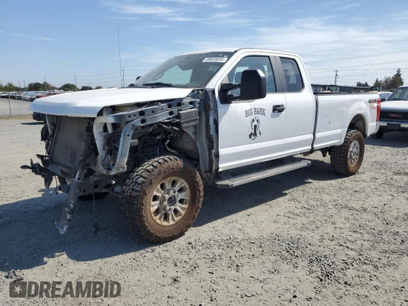 2021 Ford Super Duty F-250 SRW XL with VIN 1FT7X2BN4MEC38828, listed as a Copart auction lot 69845834 with 47,691 mi miles and Salvage Title. Bid and sale history available at carsss.com. Image 1.