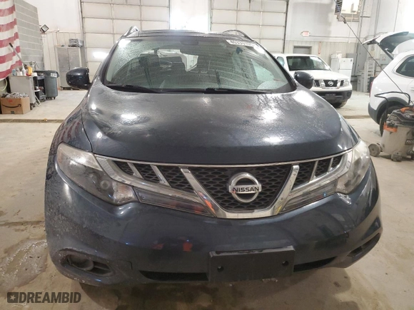 2012 Nissan Murano LE with VIN JN8AZ1MWXCW207709, listed as a Copart auction lot 46333105 with 160,294 mi miles and Salvage Title. Bid and sale history available at carsss.com. Image 5.