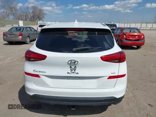 2019 Hyundai Tucson SE with VIN KM8J2CA43KU870933, listed as a IAAI auction lot 41972884 with 53,029 mi miles. Bid and sale history available at carsss.com. Image 17.