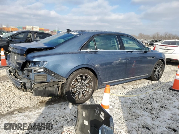 2019 Lincoln Continental Reserve with VIN 1LN6L9NPXK5602112, listed as a Copart auction lot 88939925 with 95,940 mi miles and Salvage Title. Bid and sale history available at carsss.com. Image 3.
