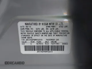 2013 Infiniti G37 Journey with VIN JN1CV6AP8DM722010, listed as a IAAI auction lot 41849702 with 282,338 mi miles and . Bid and sale history available at DreamBid. Image 9.
