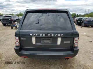 2011 Land Rover Range Rover SC with VIN SALMF1E4XBA357855, listed as a Copart auction lot 57708415 with 133,425 mi miles and Salvage title. Bid and sale history available at DreamBid. Image 6.