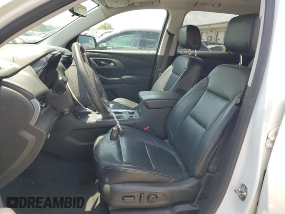 2018 Chevrolet Traverse Premier with VIN 1GNERKKW1JJ112530, listed as a Copart auction lot 66320095 with 126,421 mi miles and Salvage title. Bid and sale history available at DreamBid. Image 7.