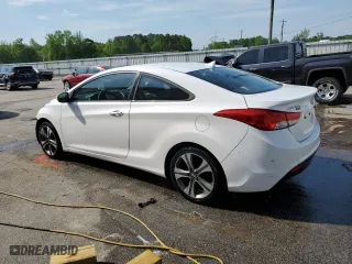 2013 Hyundai Elantra Coupe GS with VIN KMHDH6AE5DU022805, listed as a Copart auction lot 52620345 with 190,607 mi miles and Salvage Title. Bid and sale history available at carsss.com. Image 2.