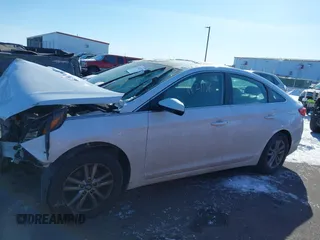 2017 Hyundai Sonata 2.4L with VIN 5NPE24AF4HH451523, listed as a IAAI auction lot 41621196 with 120,703 mi miles. Bid and sale history available at carsss.com. Image 14.