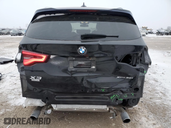 2020 BMW X3 xDrive30i z VIN 5UXTY5C0XL9B89692, wystawiony jako Copart lot #43006555 z przebiegiem 44 757 mil mil oraz Szkody całkowita. Historia ofert i sprzedaży dostępna na DreamBid. Obrazek 6.