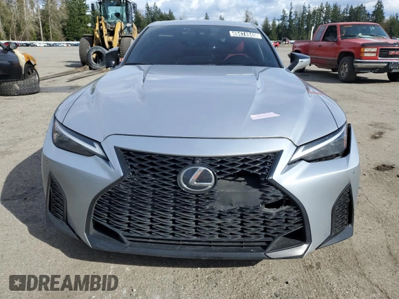 2023 Lexus IS with VIN JTHAP1D24P5003139, listed as a Copart auction lot 49474945 with 48,780 mi miles and Clean Title. Bid and sale history available at carsss.com. Image 5.