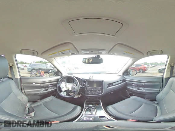2017 Mitsubishi Outlander SE with VIN JA4AZ3A36HZ050715, listed as a Copart auction lot 59482875 with 74,158 mi miles and Salvage title. Bid and sale history available at DreamBid. Image 14.