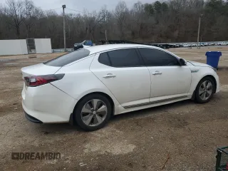 2016 Kia Optima Hybrid EX with VIN KNAGN4AD5G5091835, listed as a Copart auction lot 47883175 with 115,250 mi miles and Salvage Title. Bid and sale history available at carsss.com. Image 3.