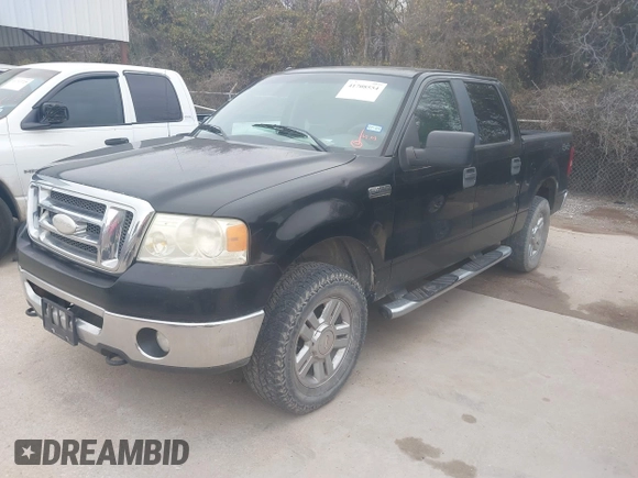 2008 Ford F-150 XL with VIN 1FTRW14W58FC29485, listed as a IAAI auction lot 41708554 with 297,244 mi miles. Bid and sale history available at carsss.com. Image 2.