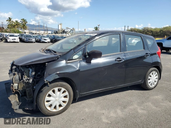2015 Nissan Note SV with VIN 3N1CE2CP8FL393134, listed as a Copart auction lot 45042285 with 55,976 mi miles and Salvage Title. Bid and sale history available at DreamBid. Image 1.
