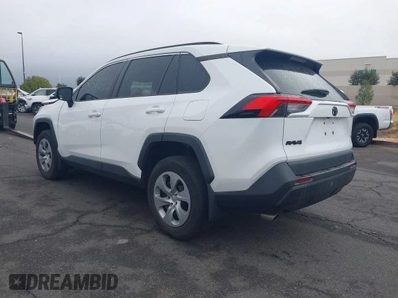 2021 Toyota RAV4 LE with VIN 2T3H1RFV3MW166926, listed as a IAAI auction lot 41283161 with 54,244 mi miles. Bid and sale history available at carsss.com. Image 3.