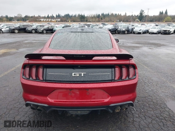 2019 Ford Mustang GT with VIN 1FA6P8CF8K5172826, listed as a IAAI auction lot 41711529 with 41,184 mi miles. Bid and sale history available at carsss.com. Image 16.