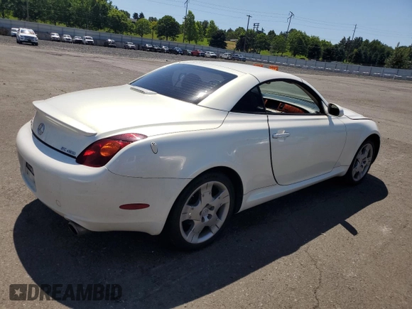 2005 Lexus SC 430 с VIN JTHFN48Y450067896, выставлен на аукционе Copart как лот 58501715 с пробегом 174 996 миль миль и Списание • Salvage title. История ставок и продаж доступна на DreamBid. Изображение 3.
